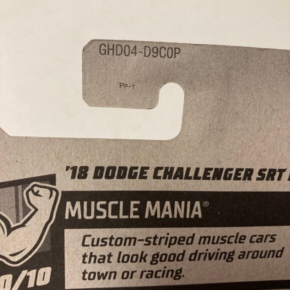 Hot Wheels 2020 Muscle Mania Series #234 '18 Dodge Challenger SRT Demon Yellow - Picture 3 of 11